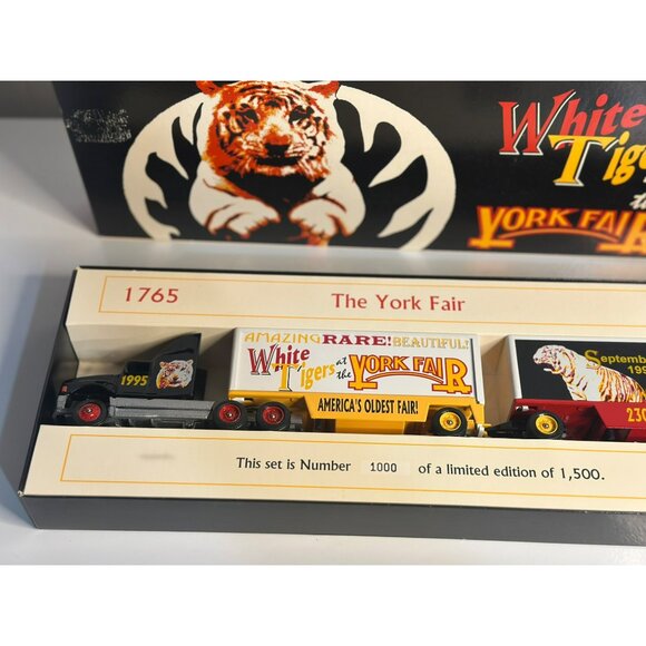 VTG 1995 York Fair White Tigers Collectible Truck Set Limited Edition - Picture 3 of 6